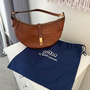 Ralph Lauren Polo ID Leather Mini Shoulder Bag